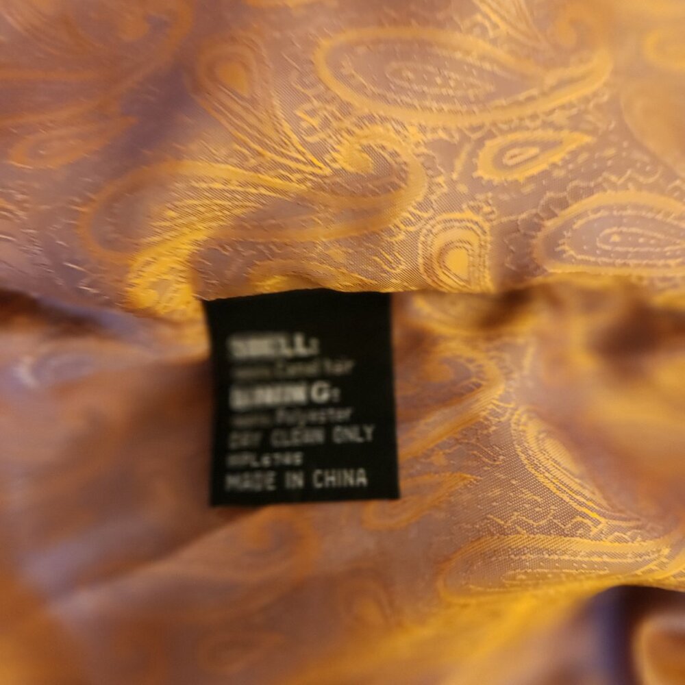 Jean Paul Germain Camel Hair Men's Sports Jacket 42R New $398 Value - Picture 6 of 12